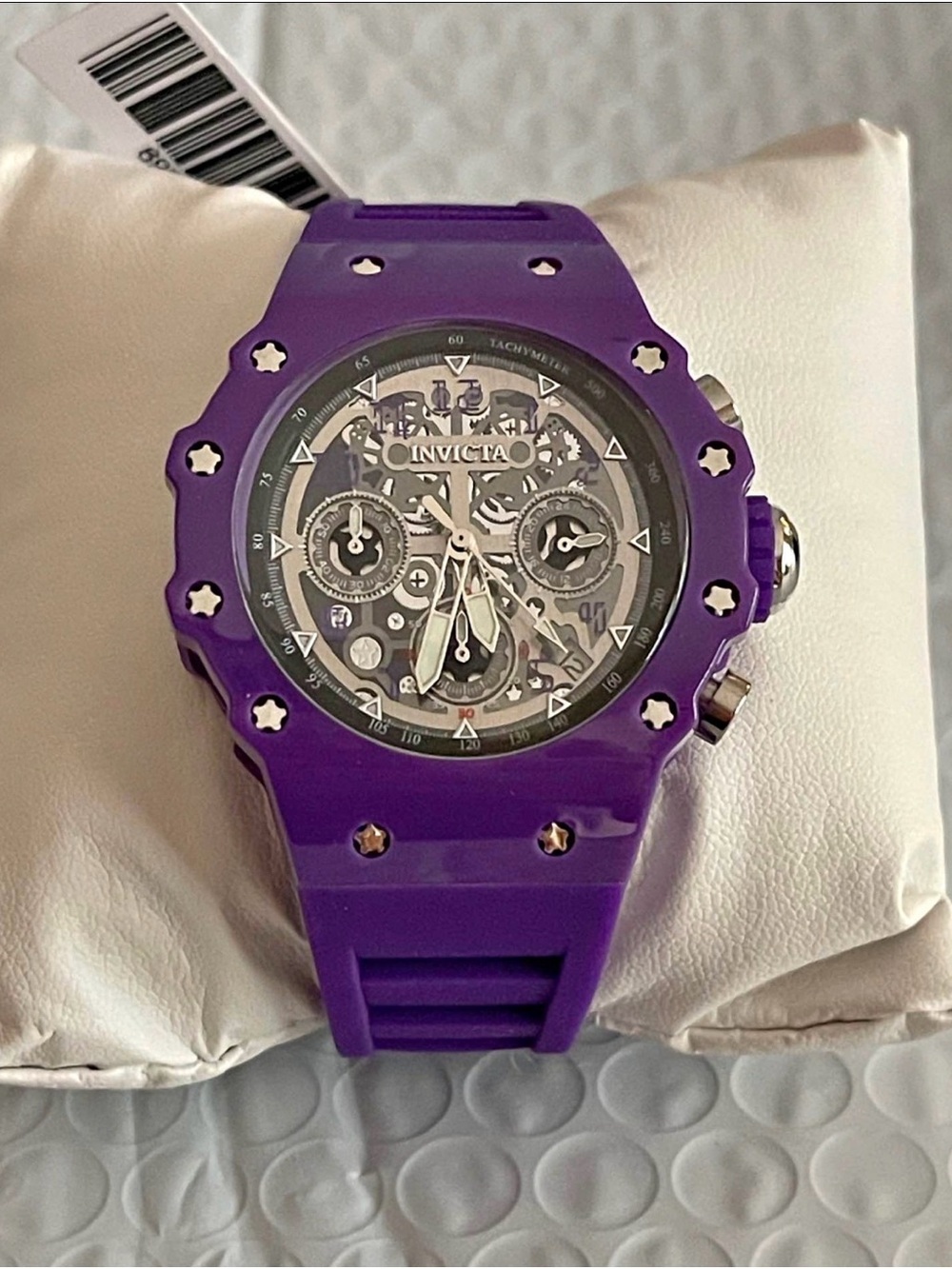 Invicta Racing Valyron Unisex Watch - 41mm, Purple
(69625) new